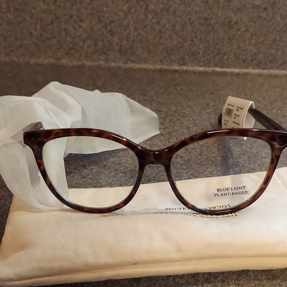 LOCAL SUPPLY AUSTRALIA Blue Light Glasses ADL Tortoise Modified Cateye BNWT